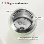 500ml large capacity thickened 316 stainless steel vacuum Thermal insulation portable Tumbler Thermos Water bottle Coffee cup