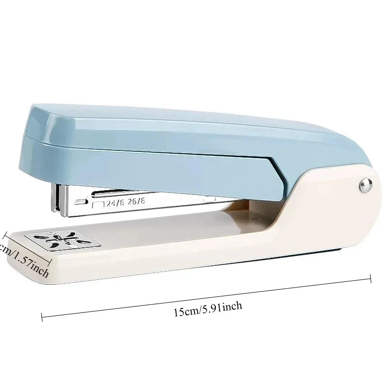 1-Piece 360° Rotatable Heavy Duty Stapler with Staple Remover: Large Capacity & Strong Clutch for Home and Office Use