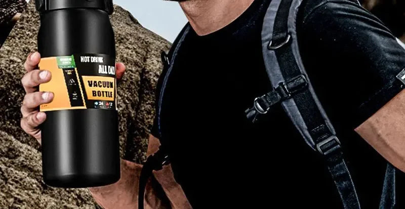 Stainless Steel Thermo Bottle 1.5L Large Capacity Thermo Water Portable 1500ml Vacuum Mug Thermos Insulated Cup 1L Tumbler