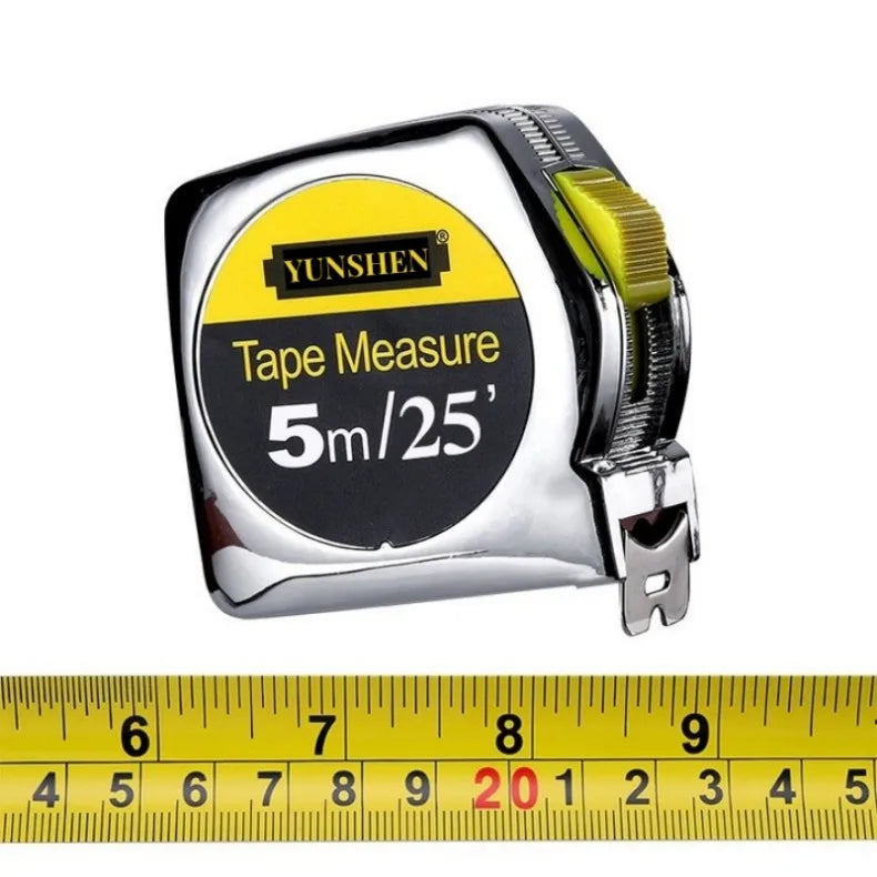 High-precision 10M Steel Tape Measure Metric and British System Measuring Tape Thickened Wear-resistant Woodwork Measuring Tools