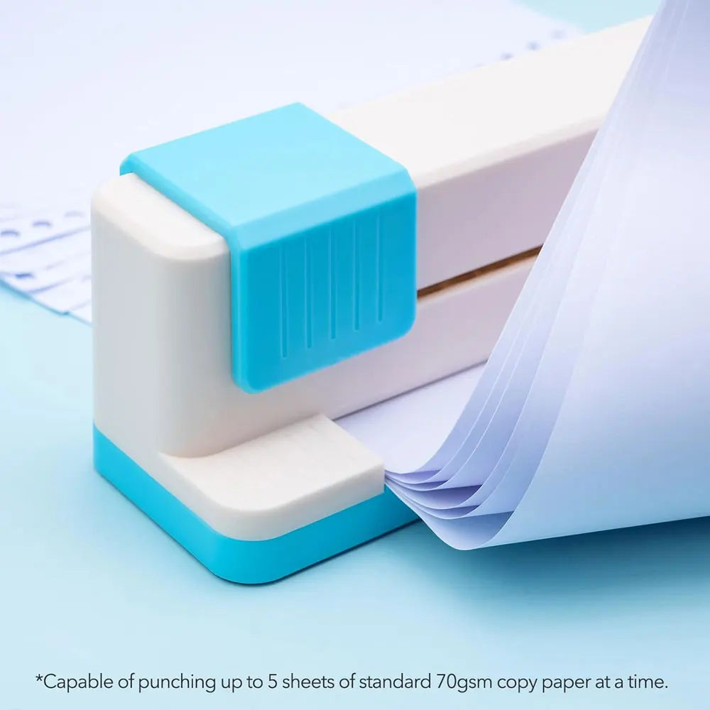 Multi-functional manual hole puncher (1 piece), 30-hole design, convenient and quick, suitable for various sizes of office paper
