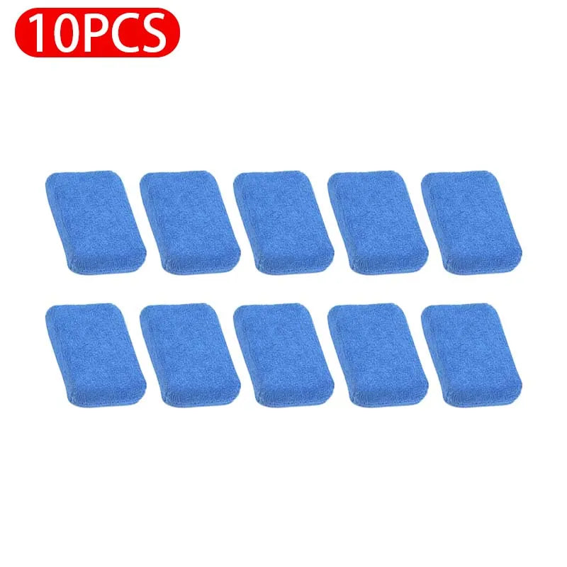 SEAMETAL 8-13pcs Microfiber Car Wax Applicator Pads Soft Auto Detailing Wax Sponge Set Car Paint Care Polishing Cleaning Pads