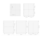 A5 Binder Photocards Magnetic D 3/7 Ring Kpop Photo Album Photocard Holder Collection Book Macaron Binder 1 2 4 Pocket Sleeves