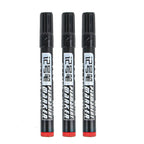 3/9pcs Permanent  Paint Marker Pen Waterproof Black Pen for Tyre Oily Markers Quick Drying Signature Pen Stationery Supplies