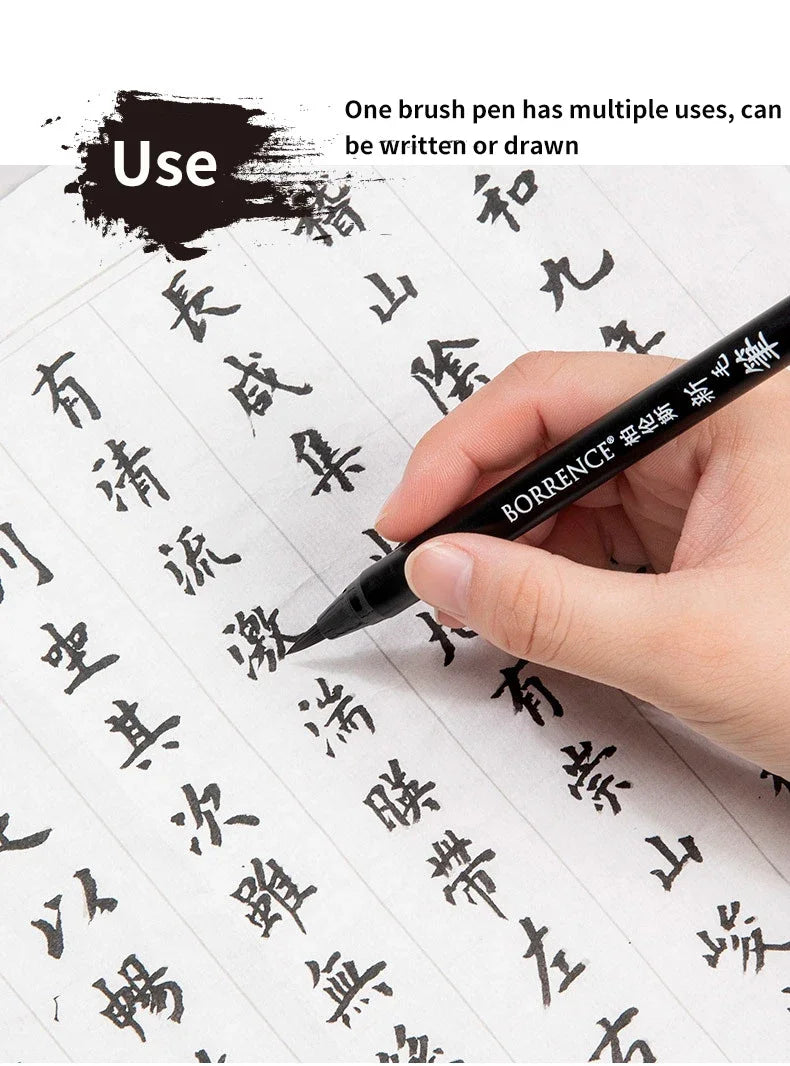 Calligraphy Chinese Painting Brush Soft Headed Brush Small Regular Script Brush for Beginner Art Student Painting Writing Pen