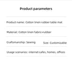 Cotton and Linen Rubber XXL Mouse Pad Gaming MousePad Large Desk Mat Gaming PC Desk Mat Computer Desk Pad Gaming Mouse Pad