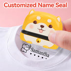 Personalized Children Name Stamp - Engraved Waterproof Seal for Kindergarten, Durable Non-Fading New Student Gift
