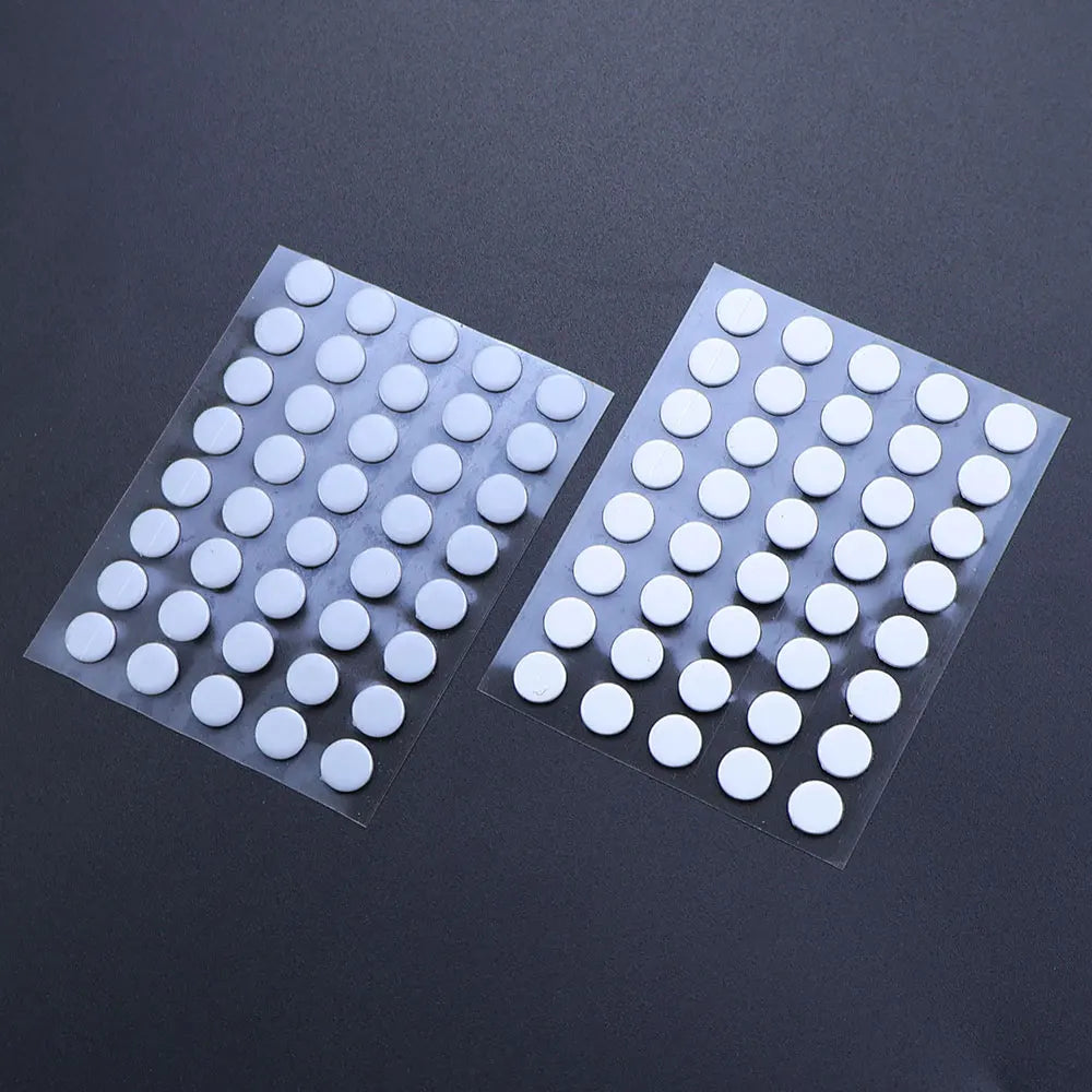 JCD 40Pcs 6.5mm Diameter 0.8mm Thickness Small Dots Universal Mouse Skates for Logitech Rubberized Mouse Foot Glide Feet Sticker