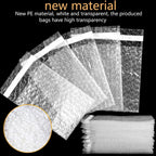 Transparent Bubble Mailers Self-sealing Plastic Shockproof Shipping Bag Self-adhesive Bubble Foam Packing Bags Cushioning Bag