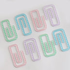 4pcs/lot Kawaii macarons Paper Clip Decorative Bookmark Binder File Clips School Office Stationery Accessories