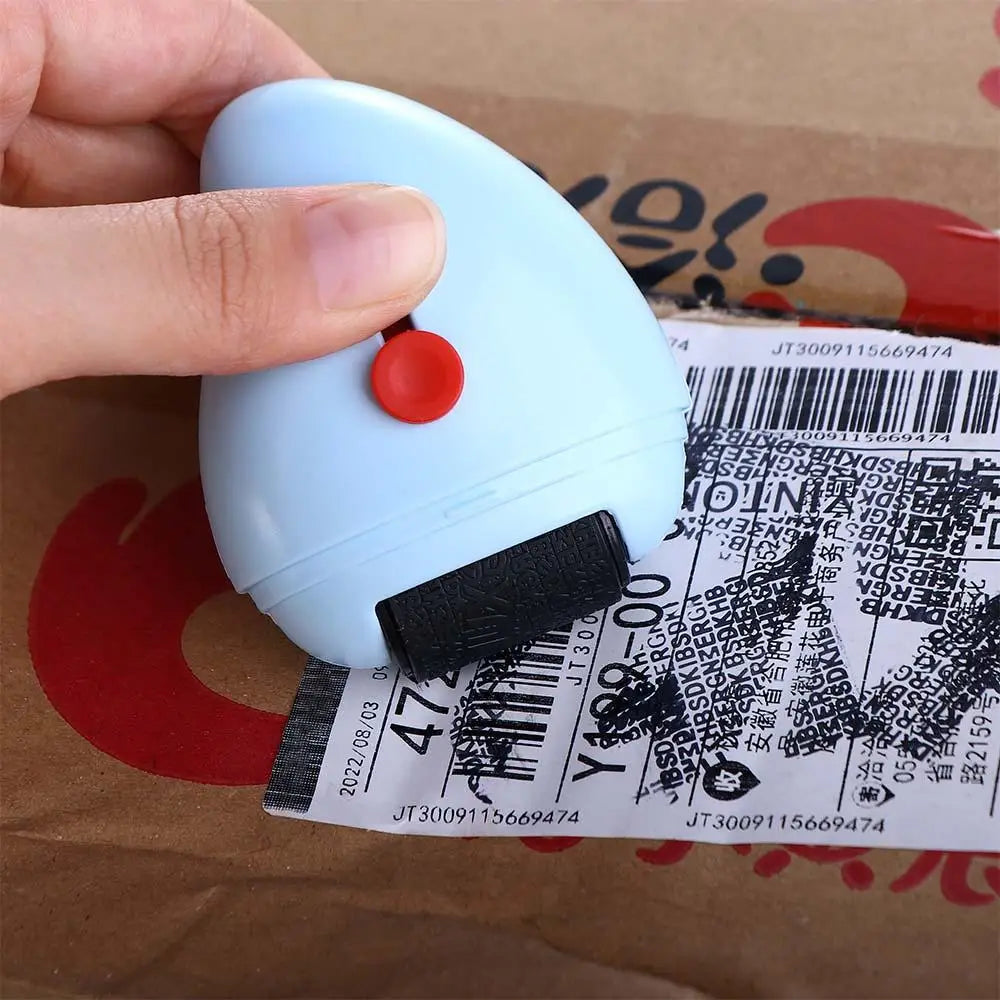 Privacy Roller Data Guard Guard Seal Privacy Confidential Theft Protection Roller Stamp Data Protection Security Stamp