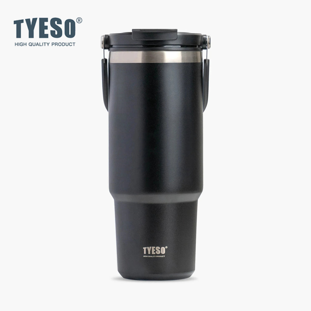 Tyeso 1200ML Vacuum Flasks Stainless Steel Coffee Cup Cold Hot Double-layer Insulated Tumbler Thermo Water Bottle Car Travel Mug