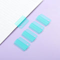 5pcs Plastic Index Clip Colorful Multi-function Bookmark Clip Transparent File Classification File Classification Clamp