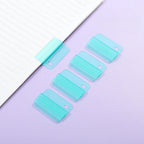 5pcs Plastic Index Clip Colorful Multi-function Bookmark Clip Transparent File Classification File Classification Clamp