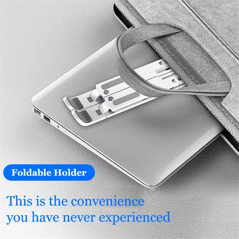 Foldable Laptop Stand Adjustable Portable Notebook Bracket Support Base ABS Holder For Macbook Air Pro Accessories Convenient