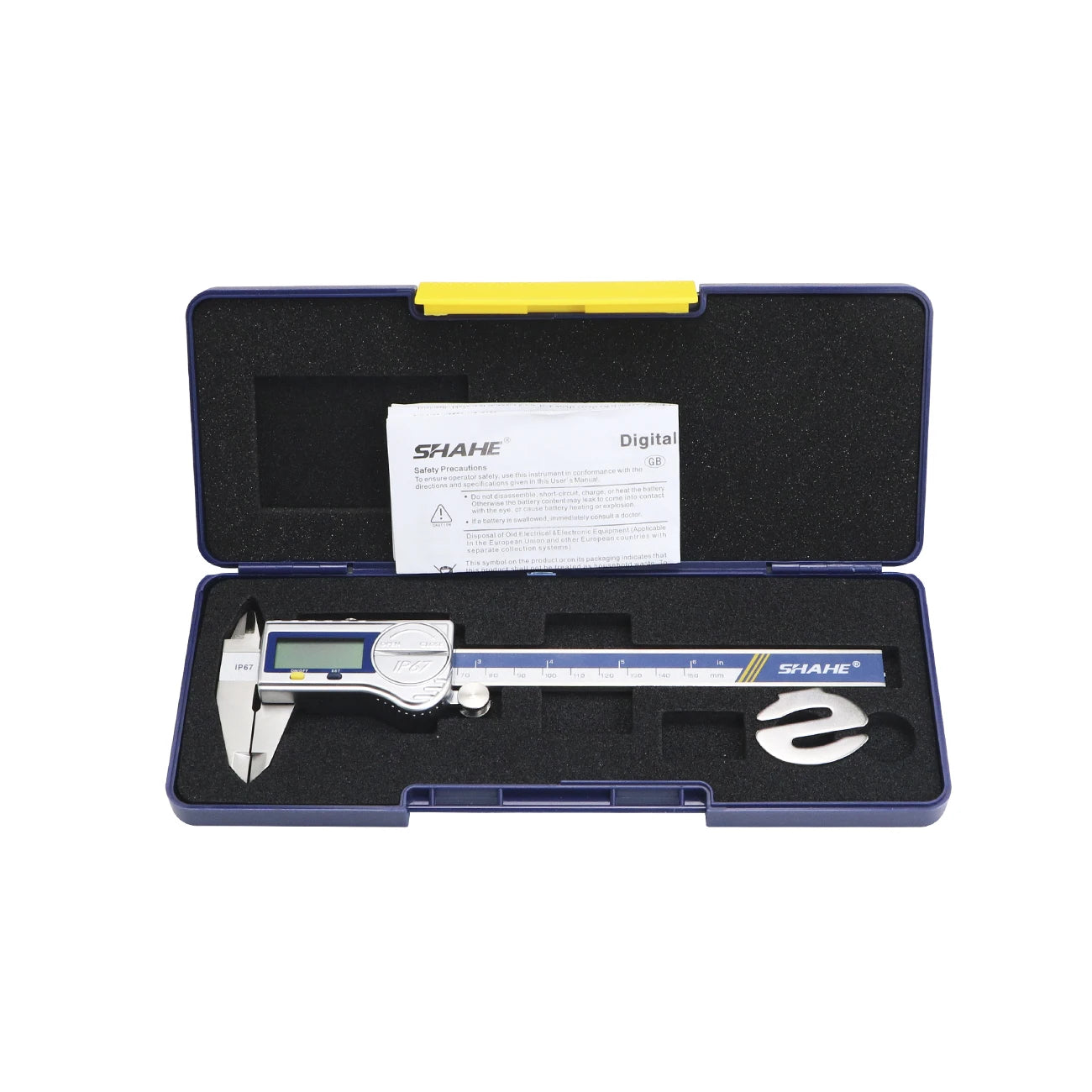 SHAHE IP67 Dust/Water Proof Electronic Vernier Caliper Digital Calipers 0-150/200/300mm Stainless Steel Caliper Tools