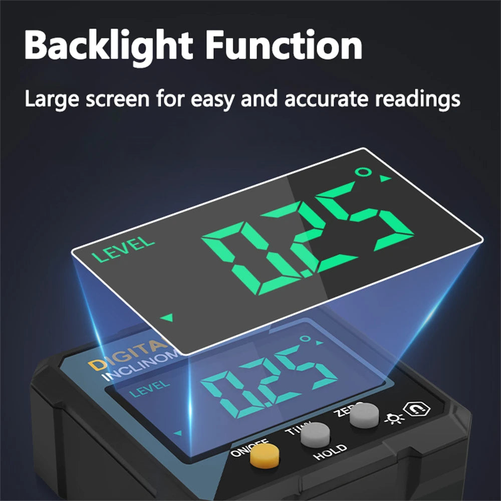 New Angle Protractor 360 Degree Mini Electronic Digital Protractor Inclinometer Angle Finder Gauge Measurement Box 2026