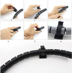 Adjustable Cable Organizer Self Adhesive Cable Clips Table Cable Management Cord Holder For Car PC TV Charging Wire Winder Clamp