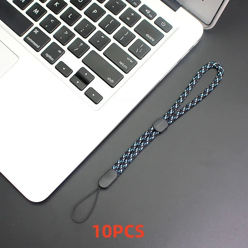 10pcs Adjustable Wrist Strap Hand Lanyard For iPhone Samsung Phone Accessorie Micro Camera GoPro USB Flash Drives Keys ID Card
