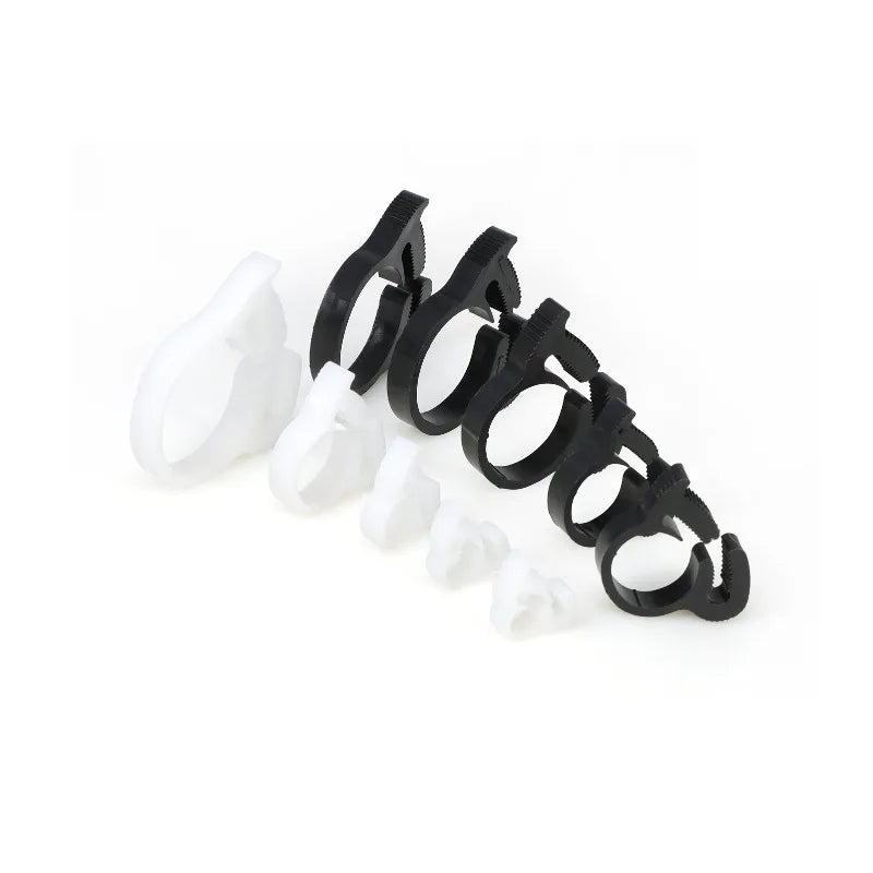 10pcs Hose Clamps 3.8~59mm Plastic Line Water Pipe Strong Clip Spring Cramps Fuel Air Tube Fitting  Fixed Tool