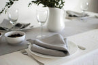 High Quality 100% Linen Napkins Restaurant Wedding Dinner Solid Color Cloth Pure Linen Classical Custom Home Table Napkin