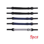 1/5pcs Change Size Sport Eyewear Strap Non Slip Anti Drop Fixer Glasses Cord Elastic Silicone Rope for Kid Adults Glasses Strap
