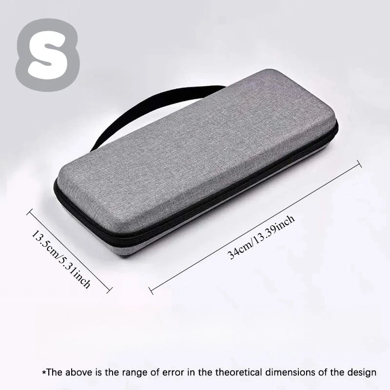 1pc EVA Protective Case for Keyboard, Waterproof Travel Storage Bag Fits 61 Key 87 Key 104 Key Full Size Mechanical