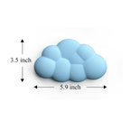 Keyboard Cloud Wrist Rest Pad Anti-Slip Desk Mat Memory Foam Palm Rest Ergonomic Mouse Pad Typing Wrist Rest for Office