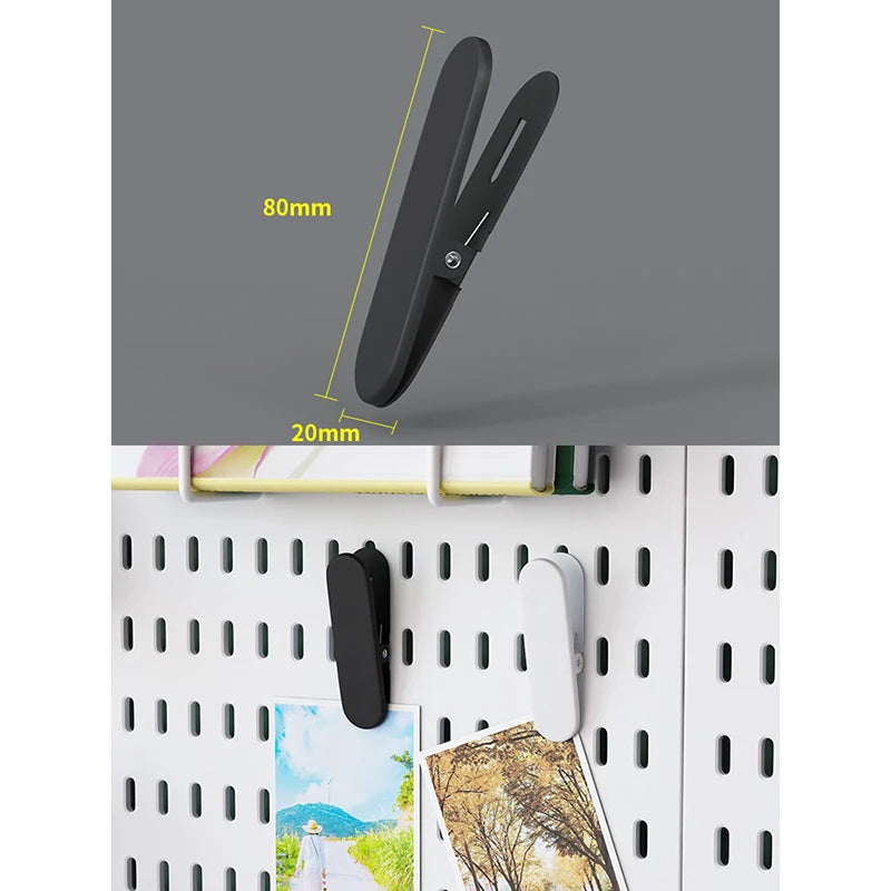 Desktop Standing Pegboard For Home And Office Use. Freely Combinable Accessories For Organizing Stationery.