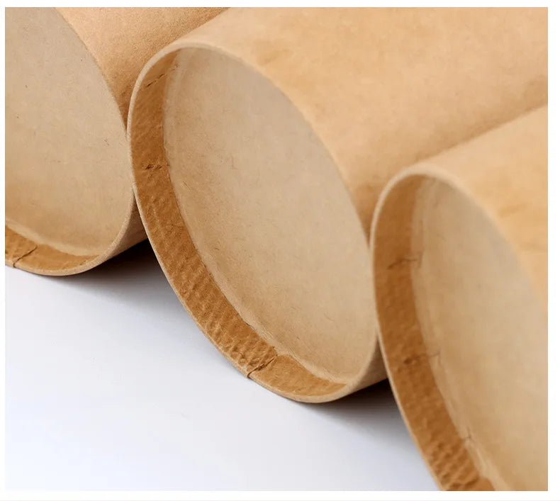 100PCS French Fries Cups Disposable Kraft Paper Cups Snack Containers Charcuterie Dessert Supplies Baking Cups Take-Out Party