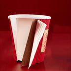 40/60 Pcs Chinese Style Wedding Red Cup Disposable Thicken Chinese Red Wedding Banquet Paper Cup Party Decor Supplies