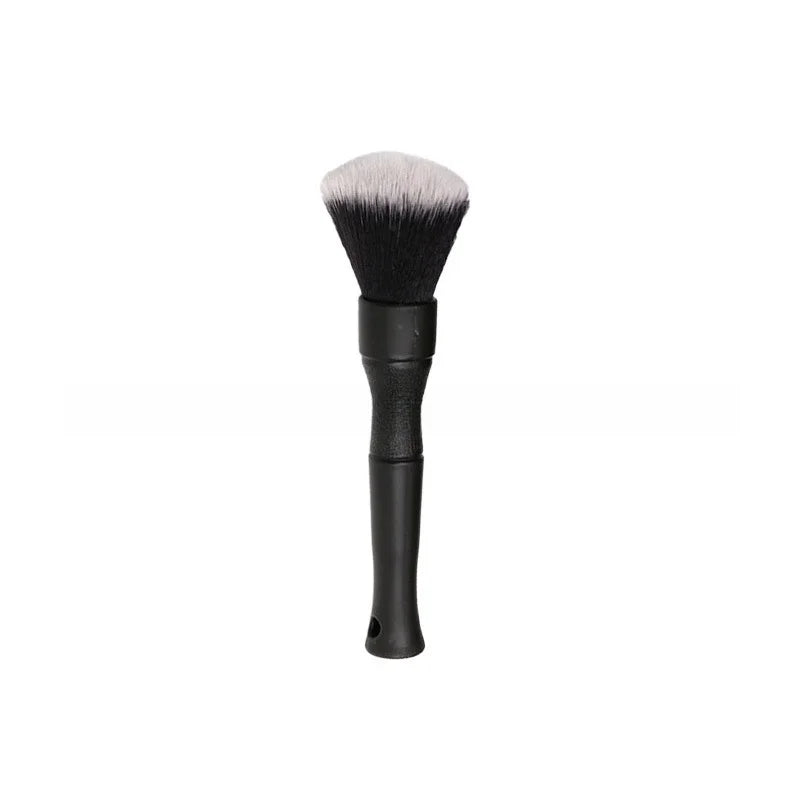 1PC Black Soft Bristled Dust Brush - Suitable for Cleaning Car Interiors, Instrument Panels, and Computer Keyboards
