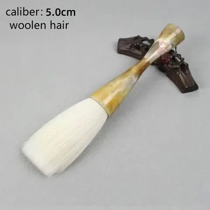 Chinese Calligraphy Brush Oxhorn Pen holder Brush Pen Extra Large Mixed Hair Painting Writing Brushes Art Stationary Supplies