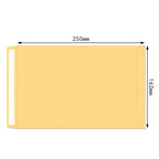 50PCS Thick Yellow Self Seal Kraft Envelopes Self Adhesive Cash Security Envelopes for Coins Seeds Cards Stamps Storage