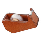 3D Animal Shaped Wooden Tape Dispenser Desktop Office Supplies Portable Stationery Hardware Holder For Cutters Vintage Style