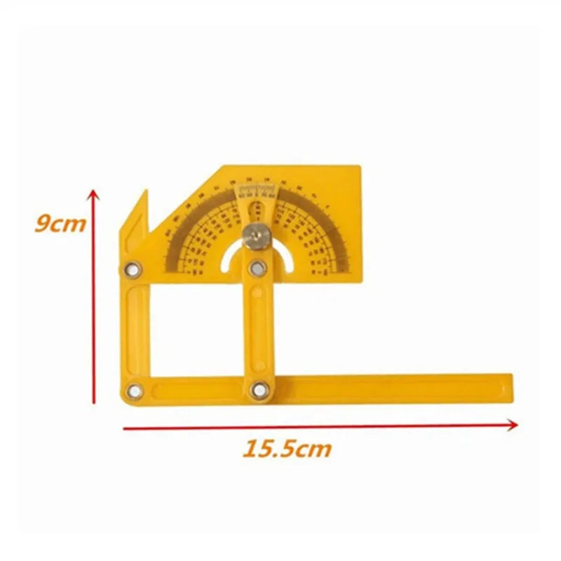 0-180 Degrees Plastic Angle Finder Protractor Goniometer Angle Protractor Instrument Measuring Arm Ruler Scale Board Tool Angle