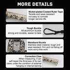 Water Proof 3/5/7.5M Metric Tape Measure Stainless Steel Anti-corrosion Retractable Ruler Hollow Design for Woodworking