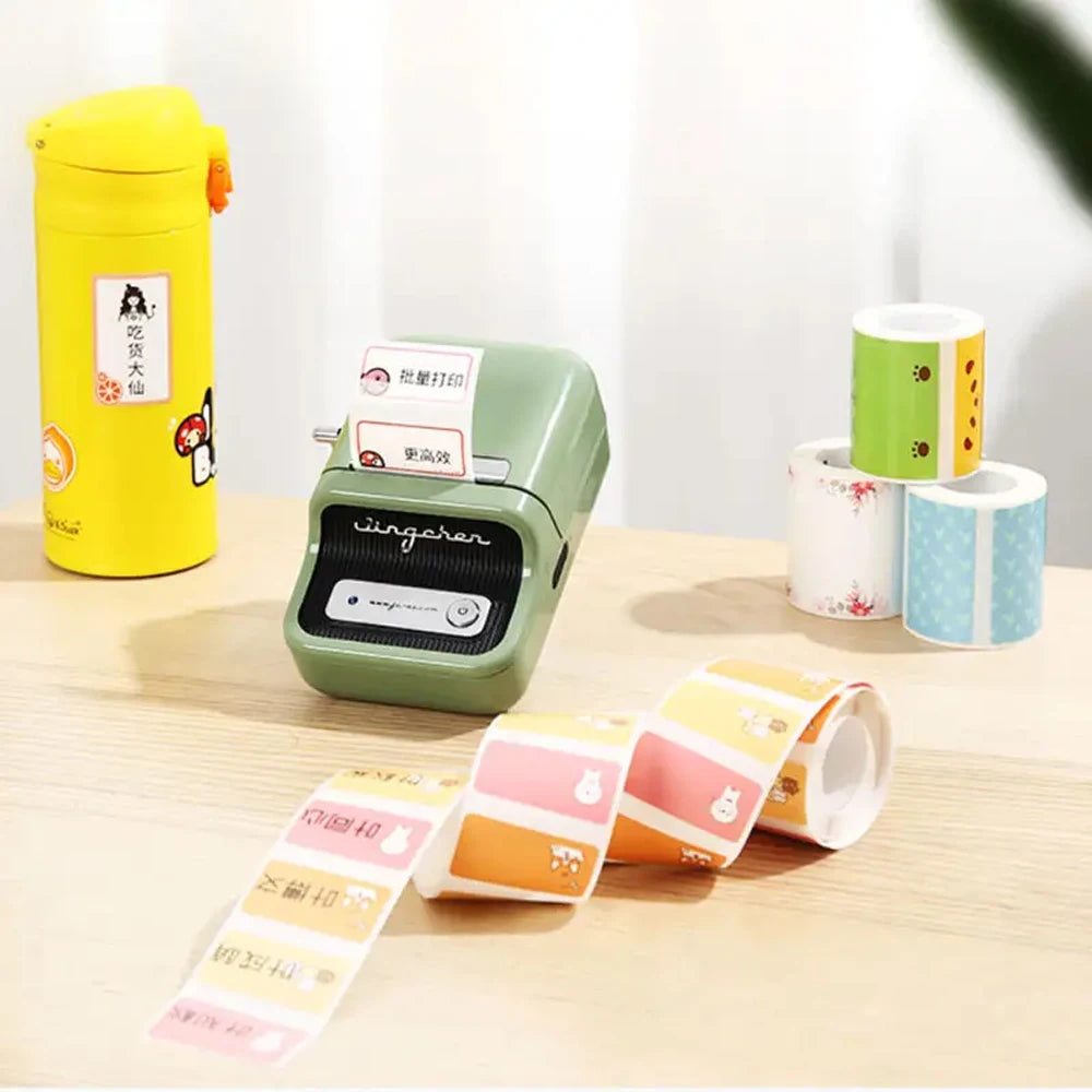 Original Niimbot B21/B3S/B1/B203 Colorful White Transparent Label Sticker  Self-adhesive Waterproof  Price Tag Thermal Paper