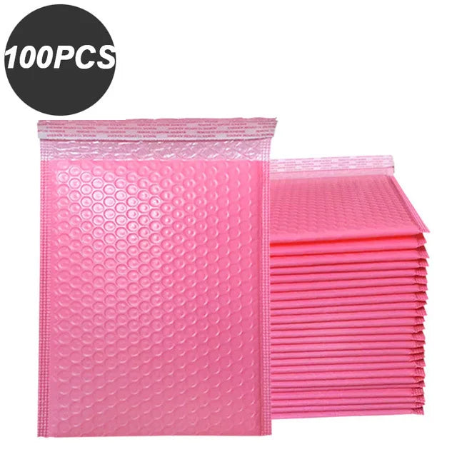 Bubble 100 Pcs Envelopes for Shipping Bags Padded Envelopes for Packaging Seal Mailing Gift Padding Purple and Pink Green