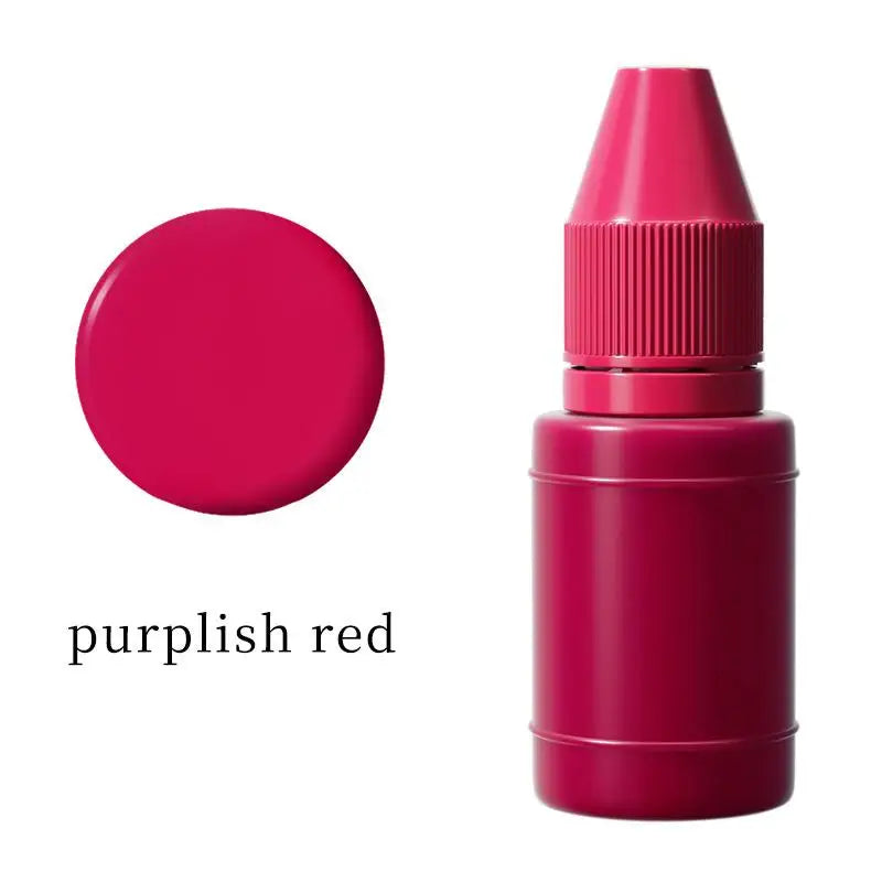10ml Self-Inking Colorful Ink for Photosensitive Stamp Refilling Ink Red Green Blue Black Orange Rose red Chocolate Coffee White