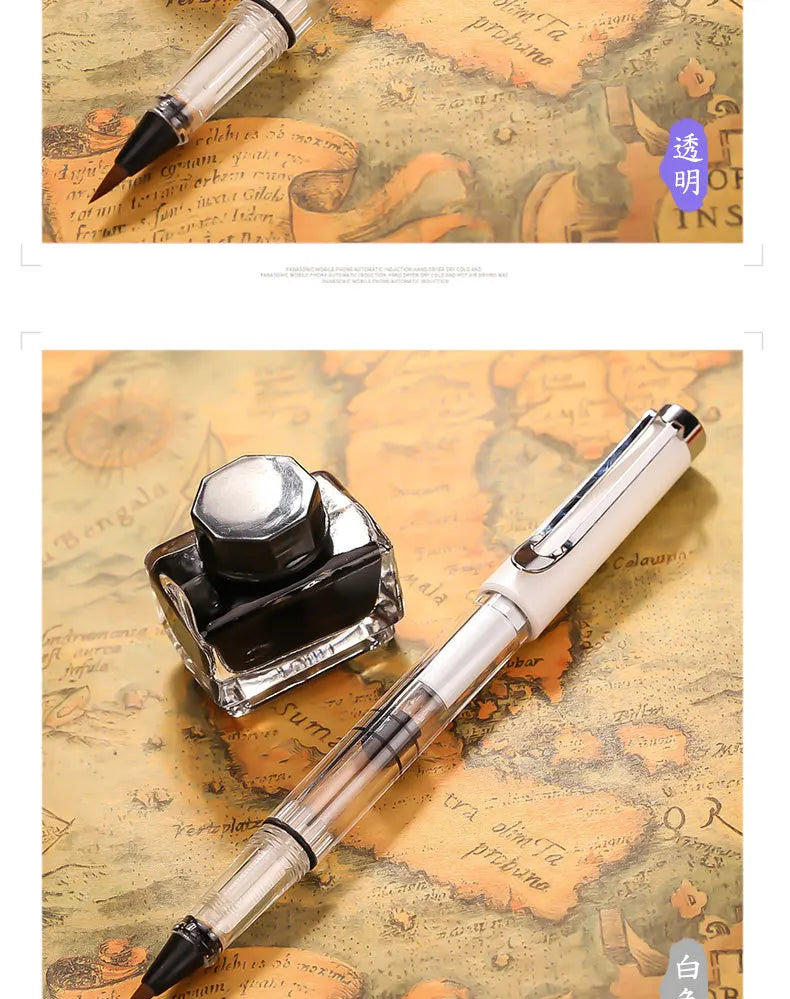 9 Color Piston Brushes Calligraphy Brushes Watercolor Brushes Paint Pen Stationery Art Schoo Supplies for Chinese Painting