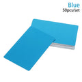 50 Pcs/Set Portable Laser Engraving Aluminum Metal Carte Business Card Blank Name Cards