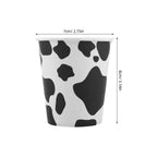 60Pcs Cow Print Disposable Paper Cups Party Cups Farm Themed Birthday Shower Western Party Supplies Paper Tableware