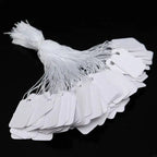 195C 500 Pcs Small Blank Writable Paper Price Marking Tag Label Gift Clothing Display
