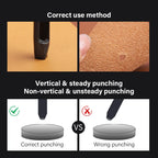 WUTA 5mm Flower Leather Belt Hole Puncher Leather Hollow Punching Tool DIY Craft for Leather Watch Band,Fabric,Plastic,Paper 1pc