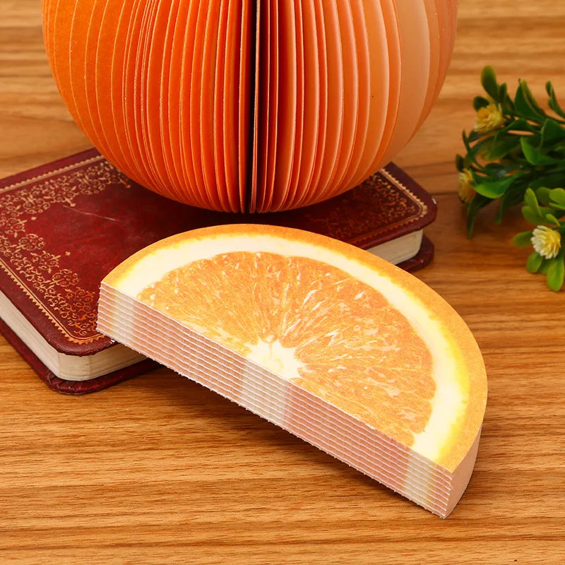 125 Sheets Creative Fruit Shapes Sticky Note Pads Notepads, Sticker Paper, Memo Pads, for School Stationery Office Supplies
