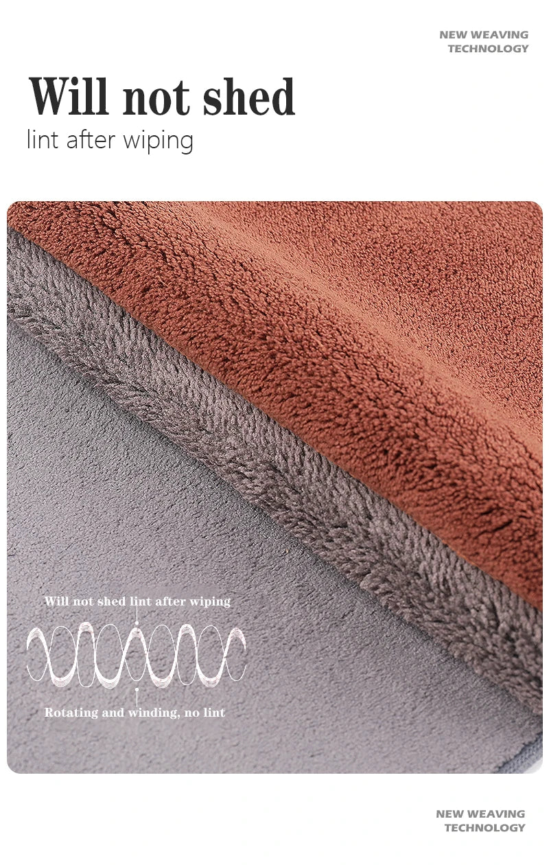 Microfiber Car Towel Super Absorbency Cleaning Care Cloth For BYD Tang F3 E6 Atto3 Yuan Plus Song Max F0 G3 I3 Ea1 Dmi 2din S7