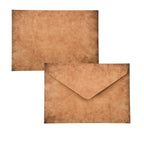 10 Pcs Vintage Pattern Thick Paper Envelope Thicken Retro Stationery Wedding Invitation Invited Gift Greeting Card Envelopes