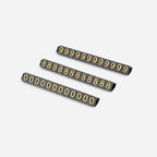 5pcs Price Cubes Adjustable Letter Snap Number Digit Stick Phone Watch Jewelry Snack Food Counter Display Stand Sign Tags