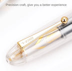 Jinhao 9019 Fountain Pen Transparent Color EF/F/M Nib Ink Student School Stationery Business Office Supplies Pens for Writing